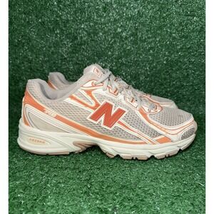 New Balance 740 Men's Size 8.5 D Beige Orange Running Shoes Comfort Sneakers